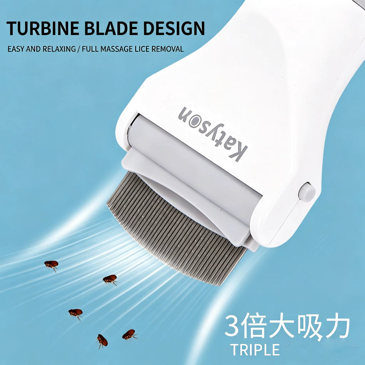 Electric Pet Dog Comb Hair Cleaning Tool Cat Dog Comb Can Drive Away Lice Fleas Long Hair Pet Beauty Cleaning Dogs