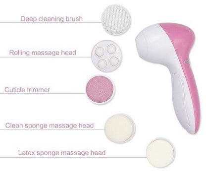 7 in 1 Facial Electric Cleanser and Massager, Face Massager Machine, Skin Electric Cleanser, Scrub Beauty Device