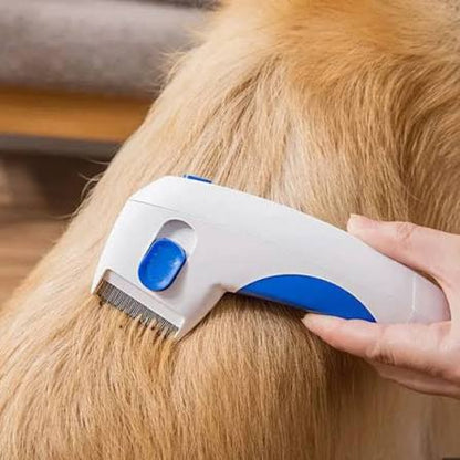 Electric Pet Dog Comb Hair Cleaning Tool Cat Dog Comb Can Drive Away Lice Fleas Long Hair Pet Beauty Cleaning Dogs